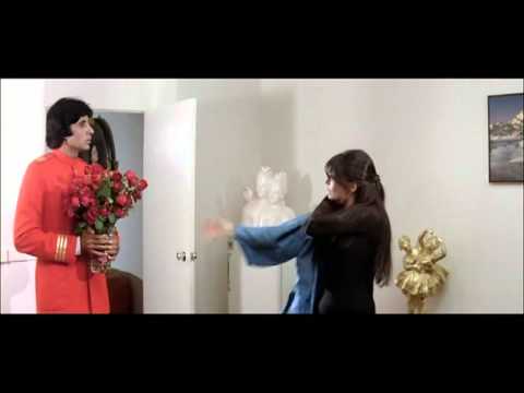 Hindi Film - Namak Halaal - Drama Scene - Amitabh Bachchan - Parveen Babi - Arjun Checks Out Nisha