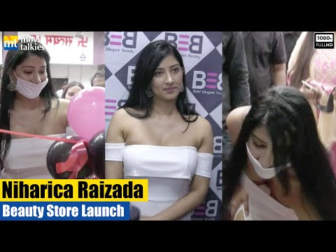 Sooryavanshi Actress Niharica Raizada at the Launch of Beauty Store In Mumbai