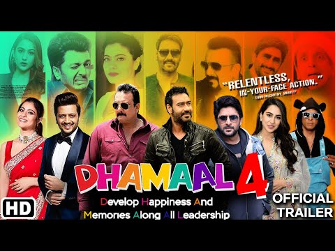 Dhamal Muvie 4 official trailer Ajay Devgan, Kajol, Arshad Warsi, Sara Ali Khan, Sanjay Dutt,