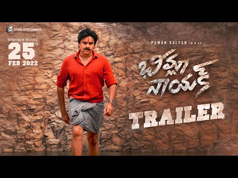 Bheemla Nayak Official Trailer | Pawan Kalyan, Rana Daggubati | Trivikram | SaagarKChandra | ThamanS