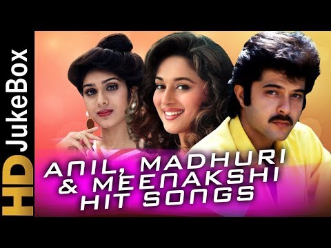Anil Kapoor, Madhuri Dixit &amp; Meenakshi Hit Songs | Best Of Bollywood Jodi Songs