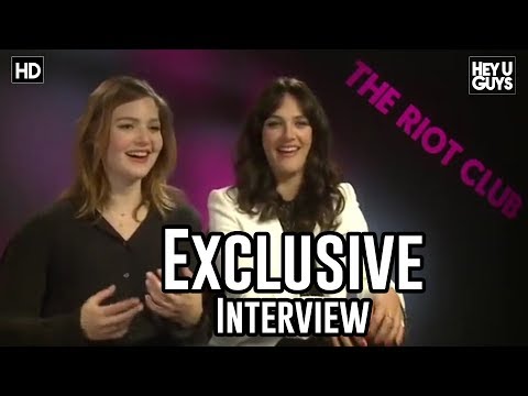 Jessica Brown Findlay &amp; Holliday Grainger - The Riot Club Exclusive Interview