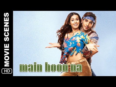 Ram Toh Rambo Nikla | Main Hoon Na Movie Scene | Shah Rukh Khan, Zayed Khan, Amrita Rao