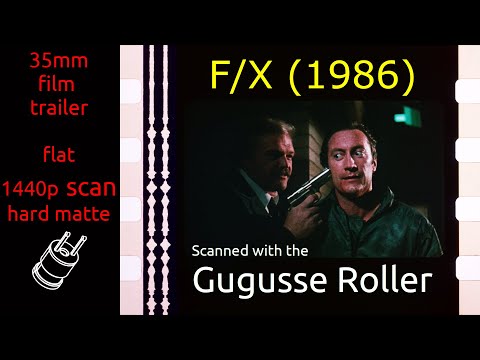 F/X (1986) 35mm film trailer, flat hard matte, 1440p