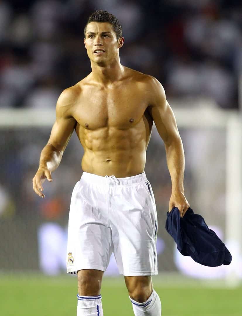 Christopher Ronaldo without T-shirt 