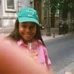 lolly-adefope-green-cap